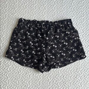 Rails Black and White Floral Shorts